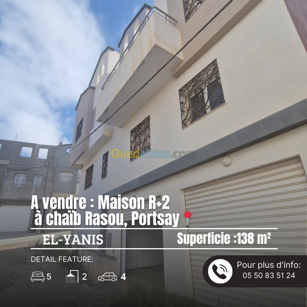 Vente Villa Tlemcen Marsa ben mhidi