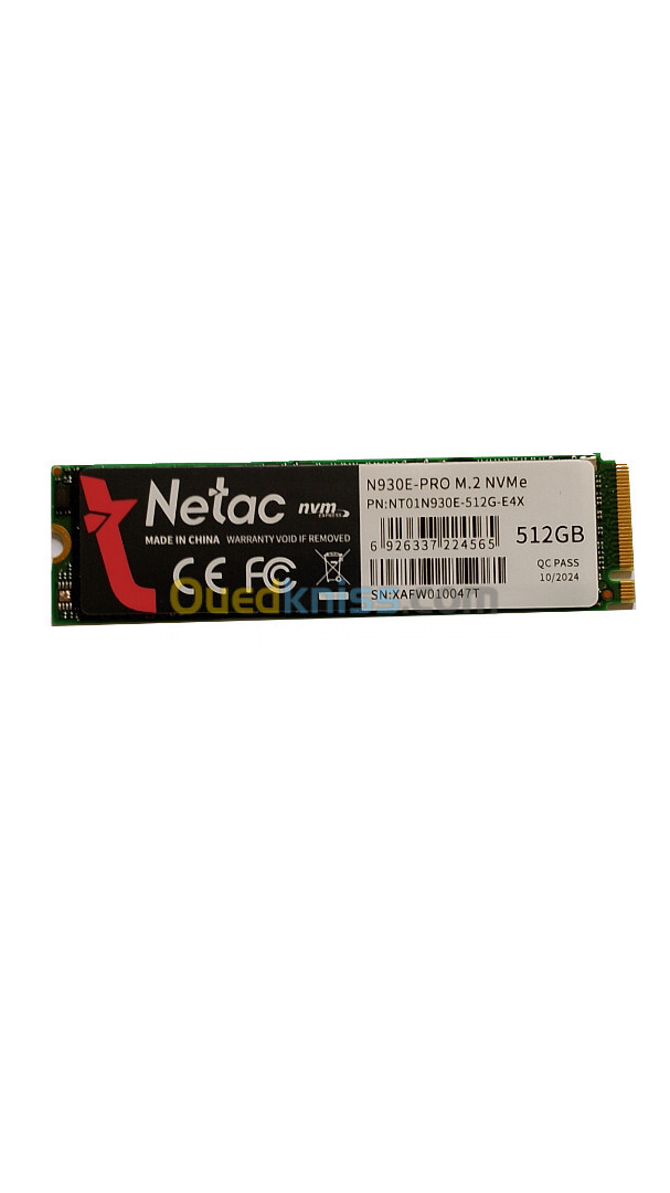 SSD NVME m2 (512GB) Netac