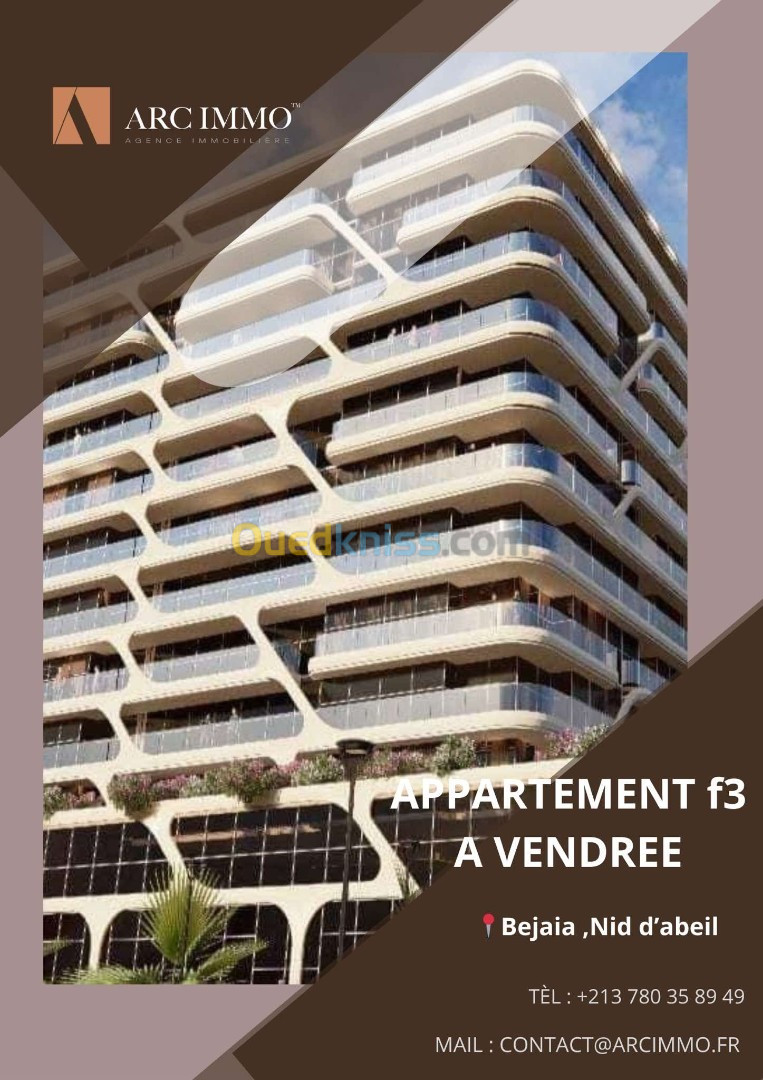 Vente Appartement F2 Béjaïa Bejaia