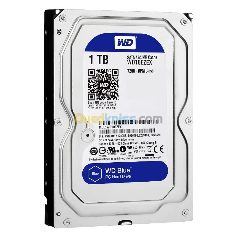 DISQUE DUR SATA 3.5 WESTERN DIGITAL/SEGATE/TOSHIBA HDD 1000 GB (1TB) NEW