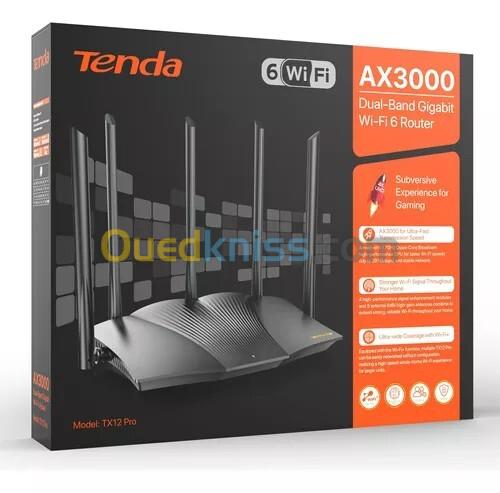 ROUTER TENDA TX12 PRO AX3000 WIFI 6