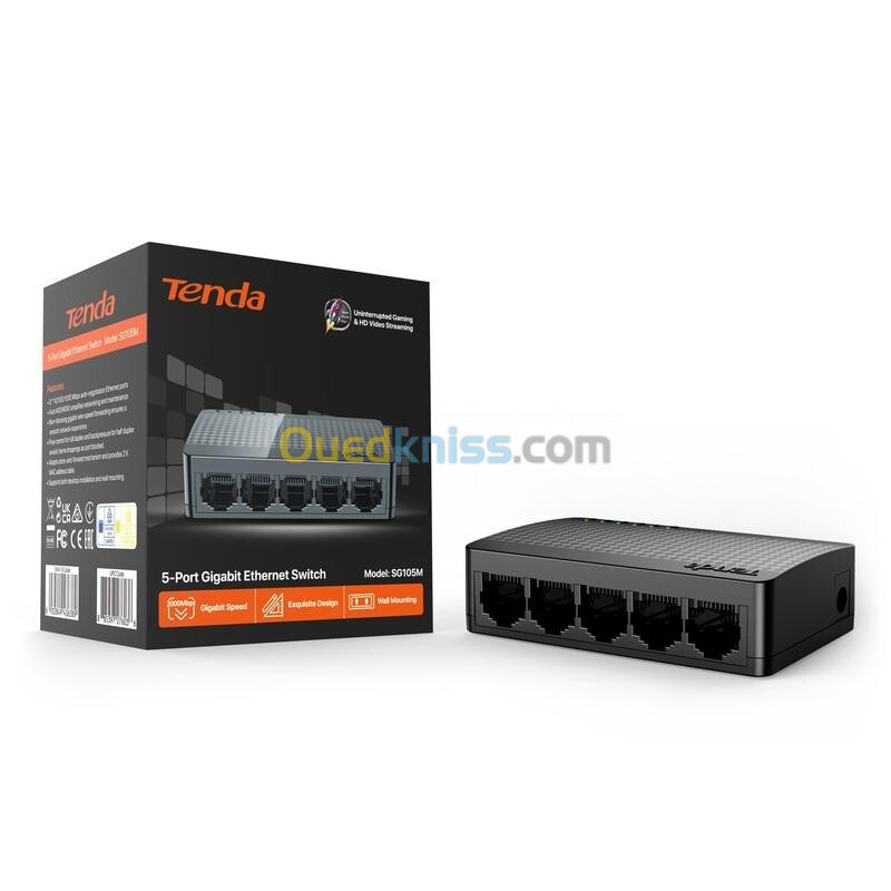 SWITCH RESEAU TENDA 5 PORT GIGABYTE SG105