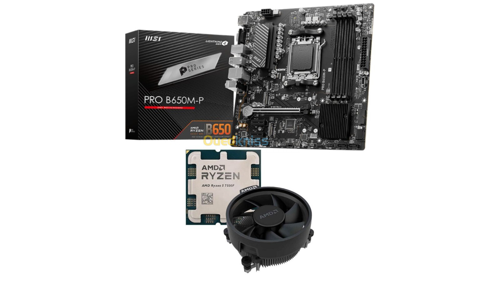 BUNDLE CARTE MERE MSI B650M-P + CPU RYZEN 5 7500F