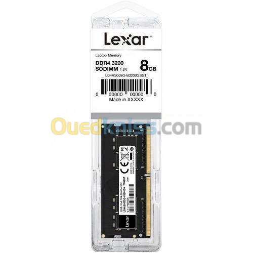 RAM LAPTOP LEXAR 8GB DDR4 3200MHz