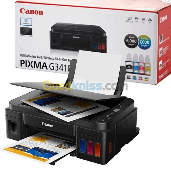 IMPRIMANTE MULTIFONCTION CANON PIXMA G3410 WIFI