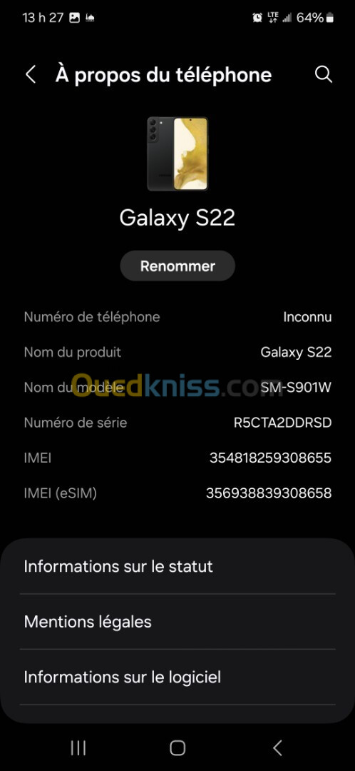 Samsung S22