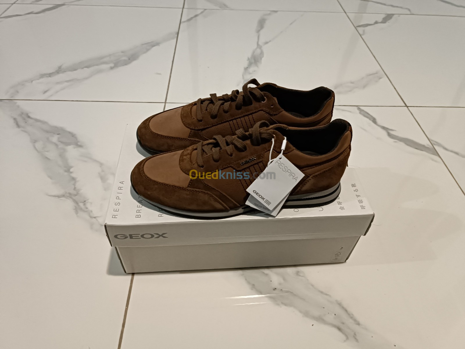 GEOX RESPIRA Renan Homme - Couleur cognac