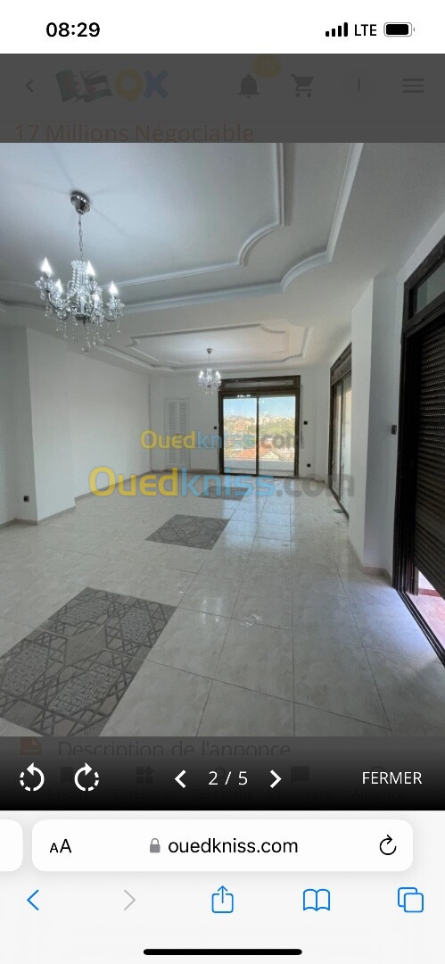 Location Appartement Alger Ben aknoun