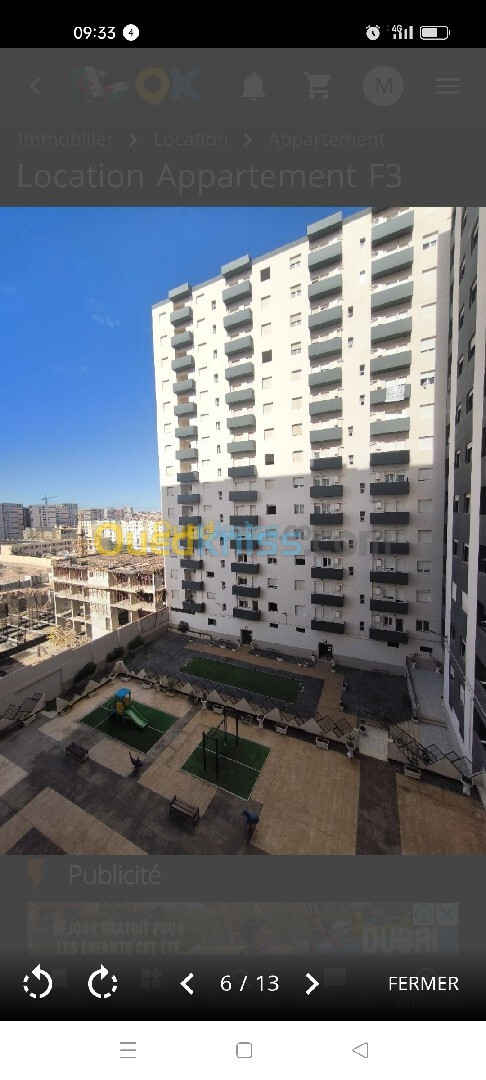 Location Appartement F3 Oran Bir el djir