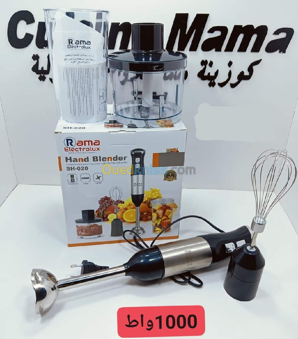 mixeur 3in1 RAMA 1000w inox