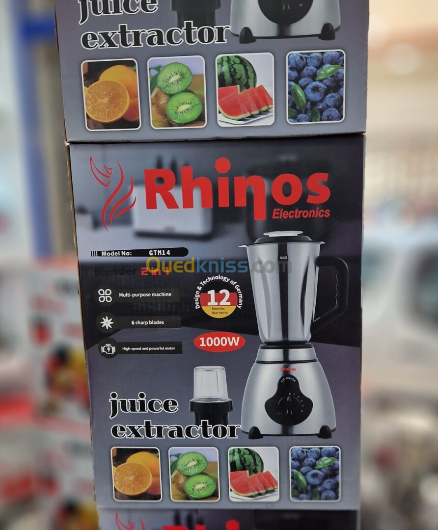 Blender inox gtm14 Rhinos