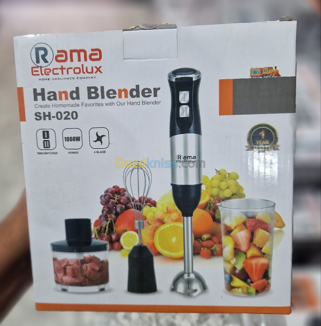 mixeur 3in1 RAMA 1000w inox