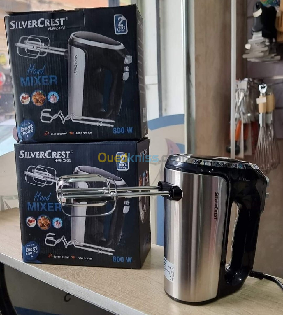 Handmixeur batteur silvercrest 800watt HM9402-GS 