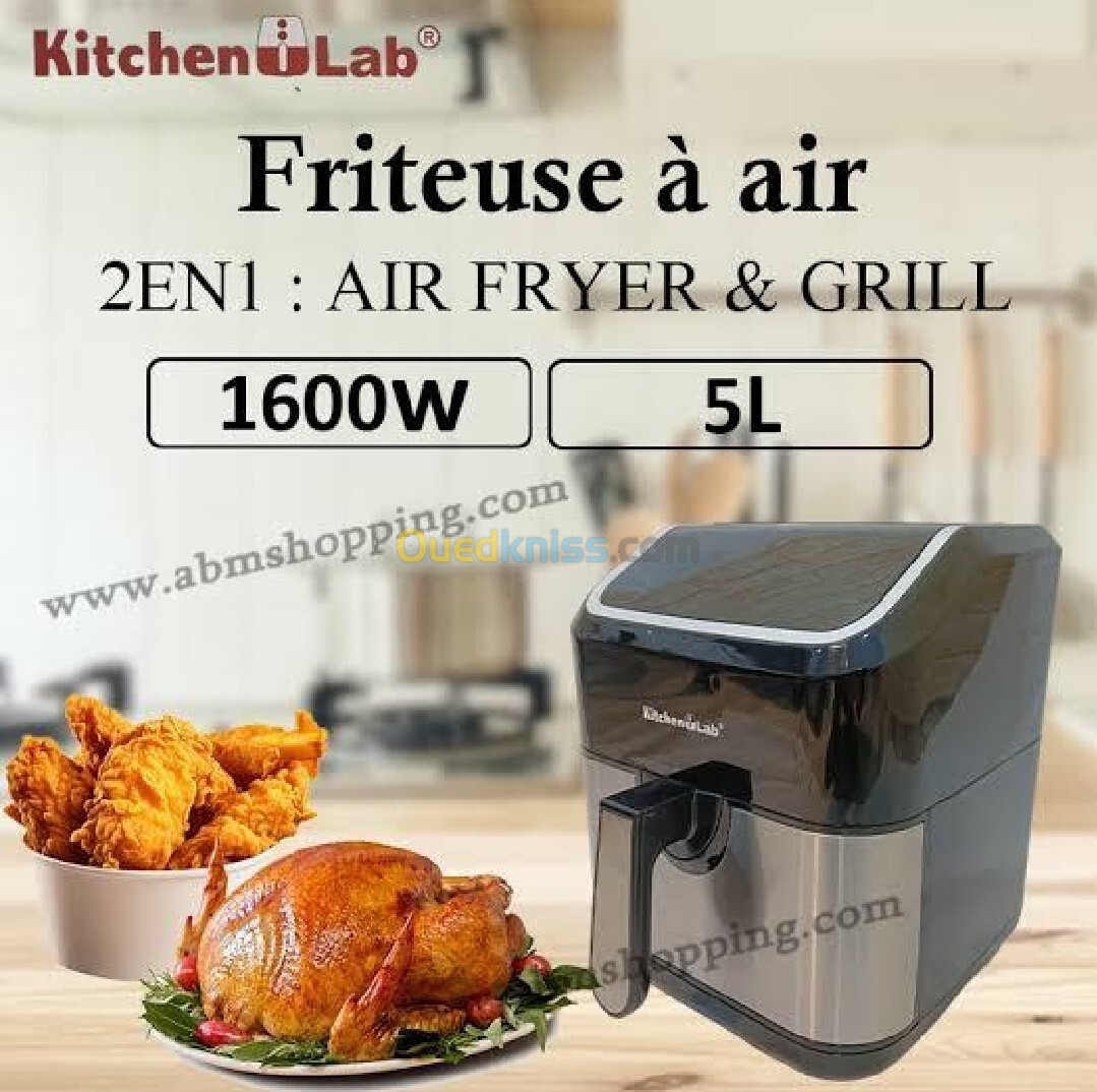 Friteuse sans huile kitchenlab 2in1 kL596d