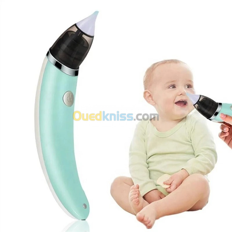 Mouche Nez, Aspirateur nasal électrique pour bébé 2 Tailles D'embouts - شفاطة الأنف الكهربائية للطفل