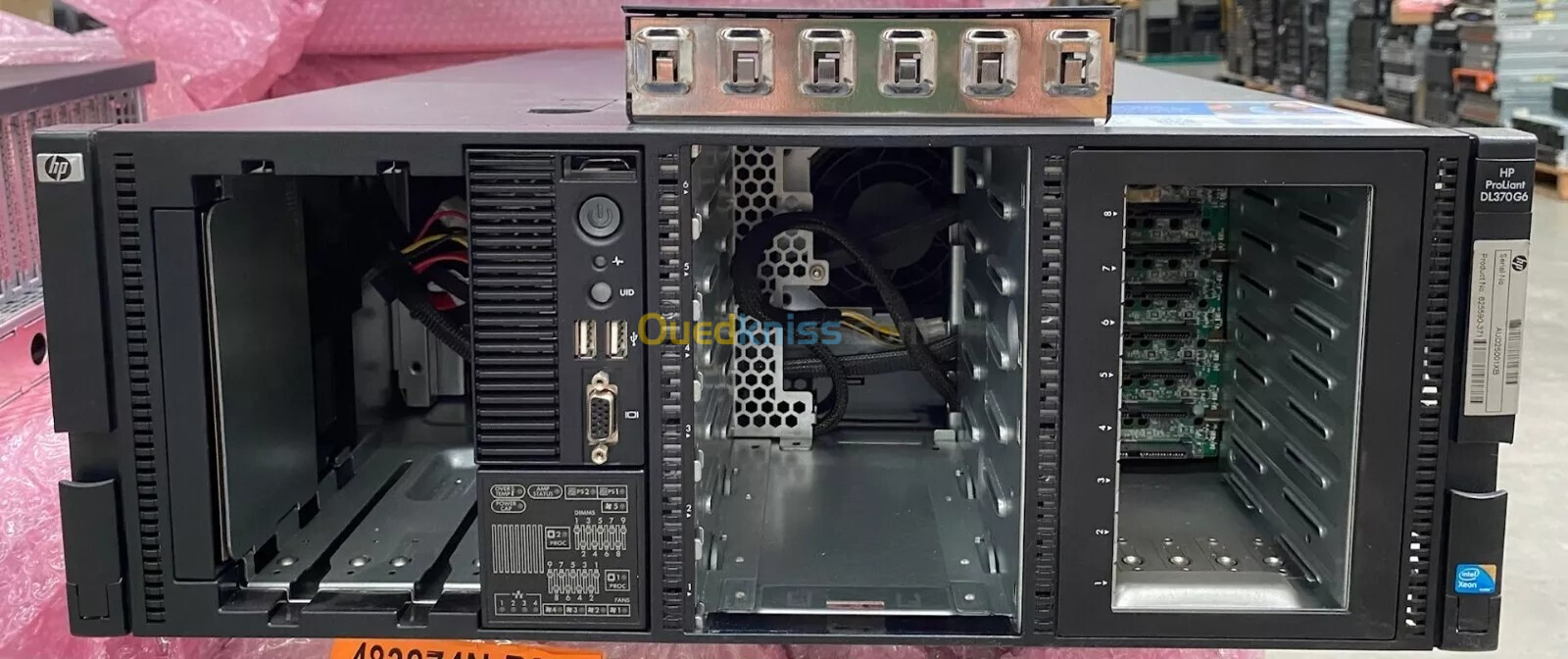 HP ProLiant ML370 G6 2 x Intel Xeon X5620 sans psu et sans ram sans disk dur