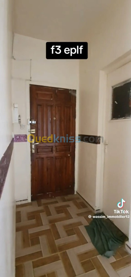 Vente Appartement F3 Tébessa Tebessa