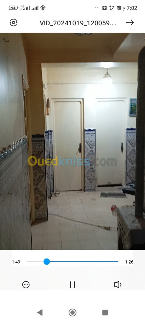 Vente Appartement F02 Blida Bouinan