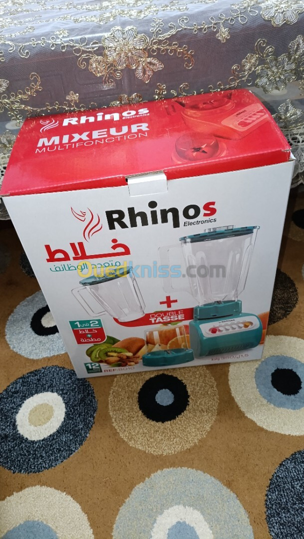 Mixeur multifonction 2 tasse marque rhinos