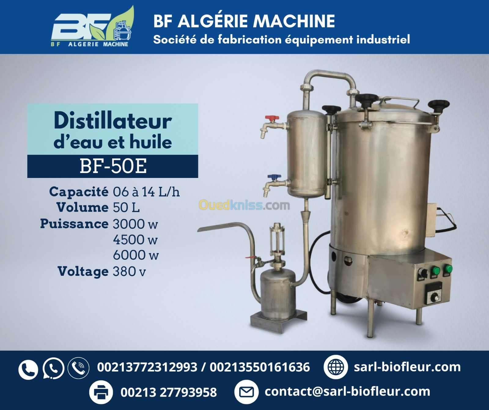 Distillateur d'eau laboratoire 