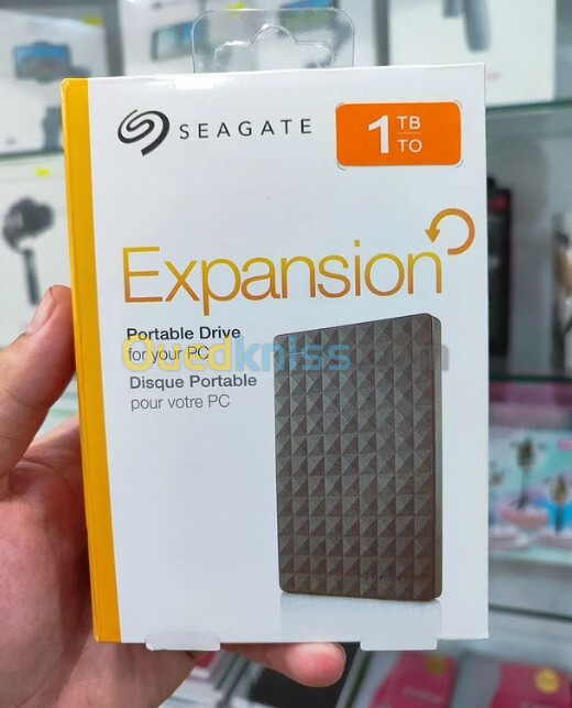 Disque dur externe HDD, 1 To,USB 3.0 pour PC portable et Mac et services,Seagate Expansion Portable,