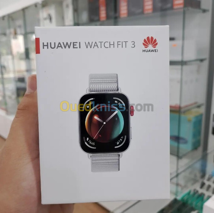 huawei watch fit 3 en TITANIUM ultra-mince Écran AMOLED 1,82 batterie 10 jours