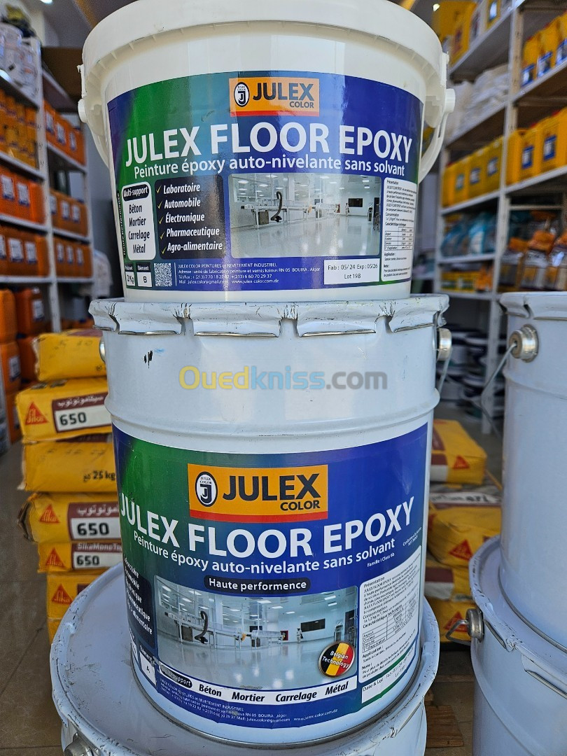 JULEX FLOOR ÉPOXY  - ÉPOXY SOL AUTOLISSANT NON SOLVANTÉ 