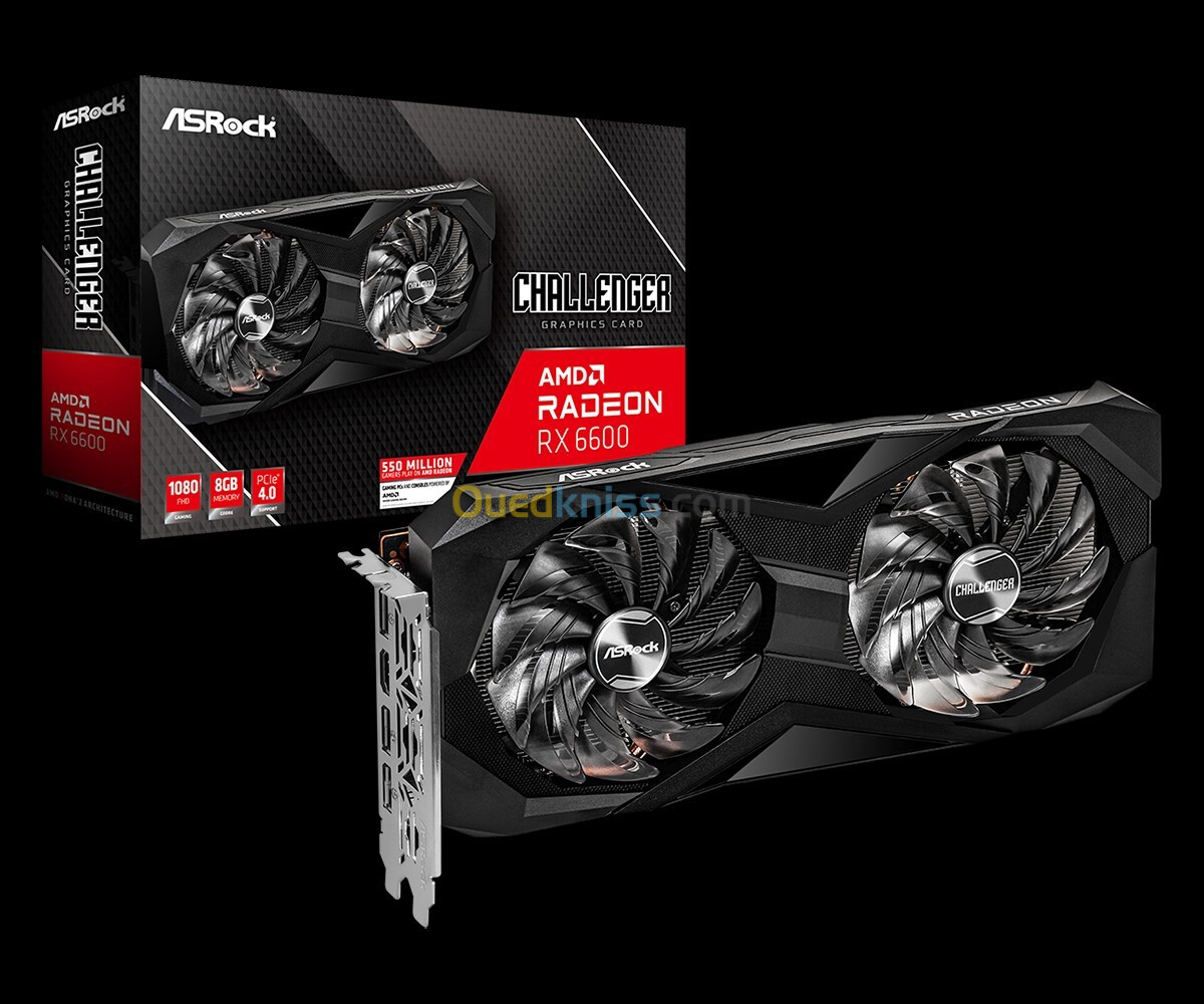 ASRock AMD Radeon RX 6600 Challenger D 8GB