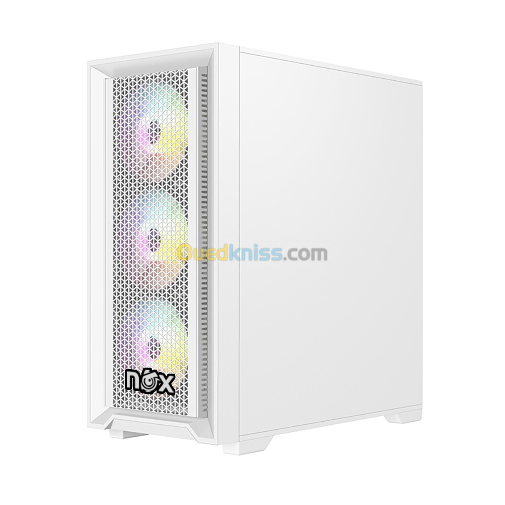 NOX FUSION SPECTRUM WHITE 4 FAN ARGB + REMOTE