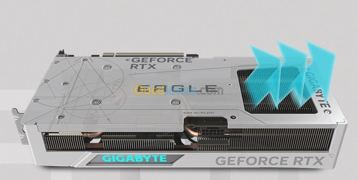 CARTE GRAPHIQUE GIGABYTE EAGLE WHITE RTX 4070 SUPER 