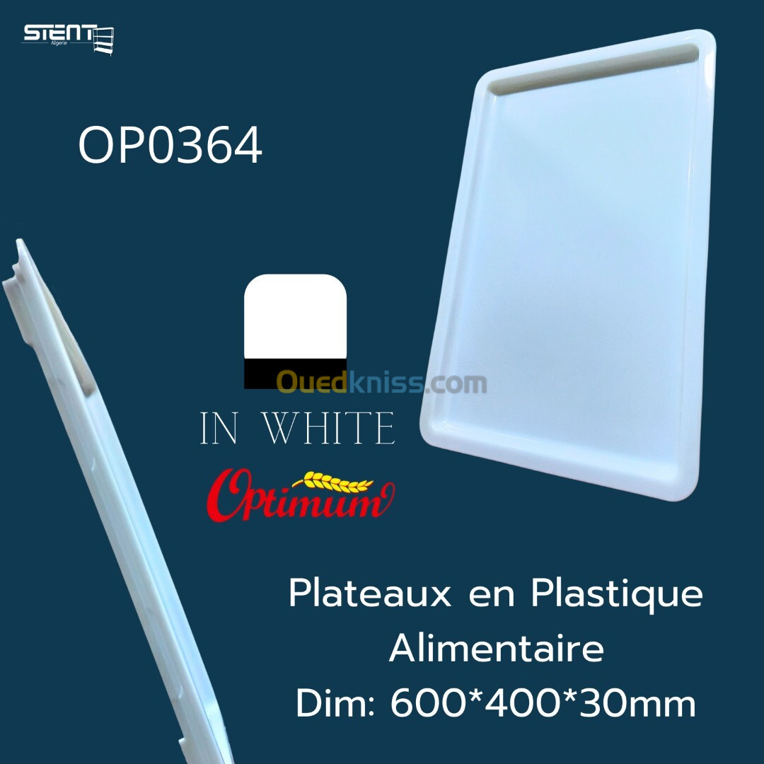 Plateaux en plastique alimentaires premium