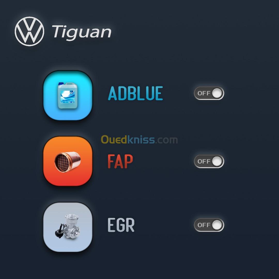 Désactivation Adblue / FAP / EGR / VW Tiguan