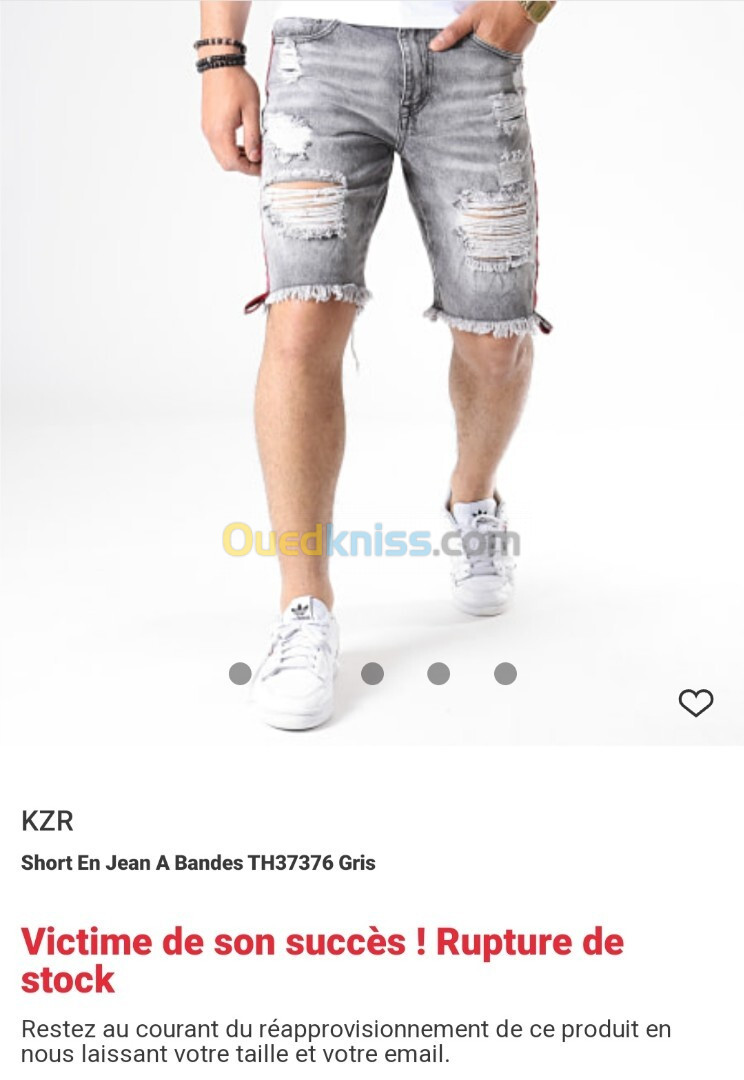 Short jeans kenzarro de France 