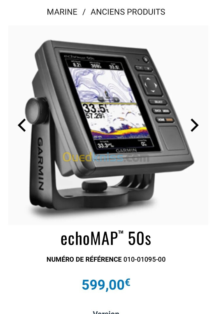 Sondeur gpsmap Garmin 50s