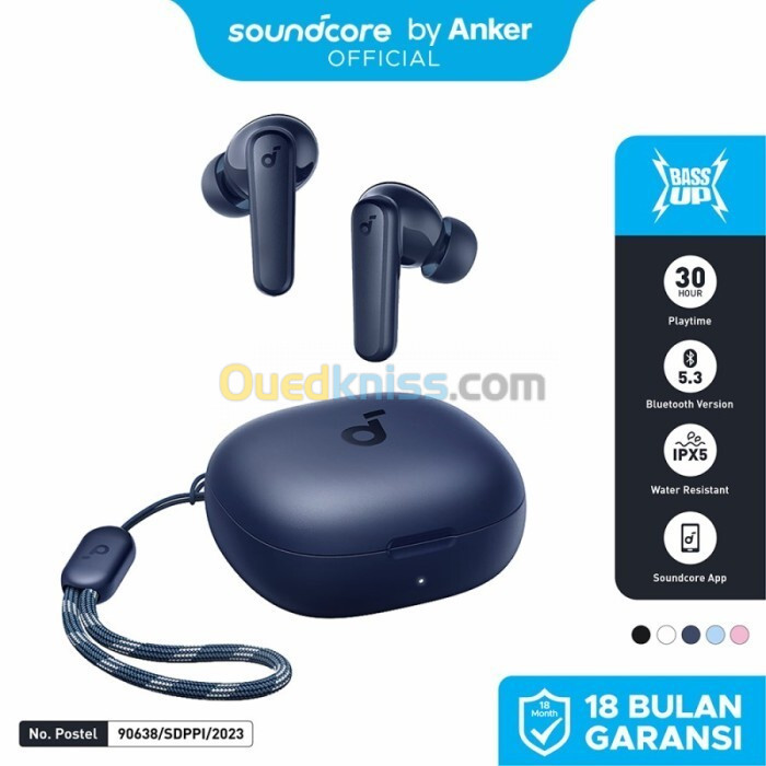 Écouteurs Anker Sans Fil Bluetooth 5.3 Soundcore R50i