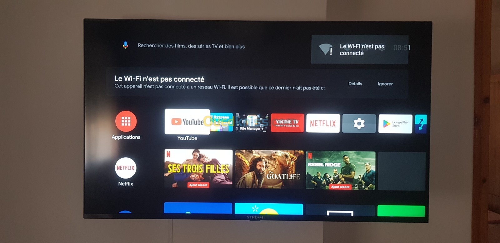 TV Stream 50 pouce Smart 