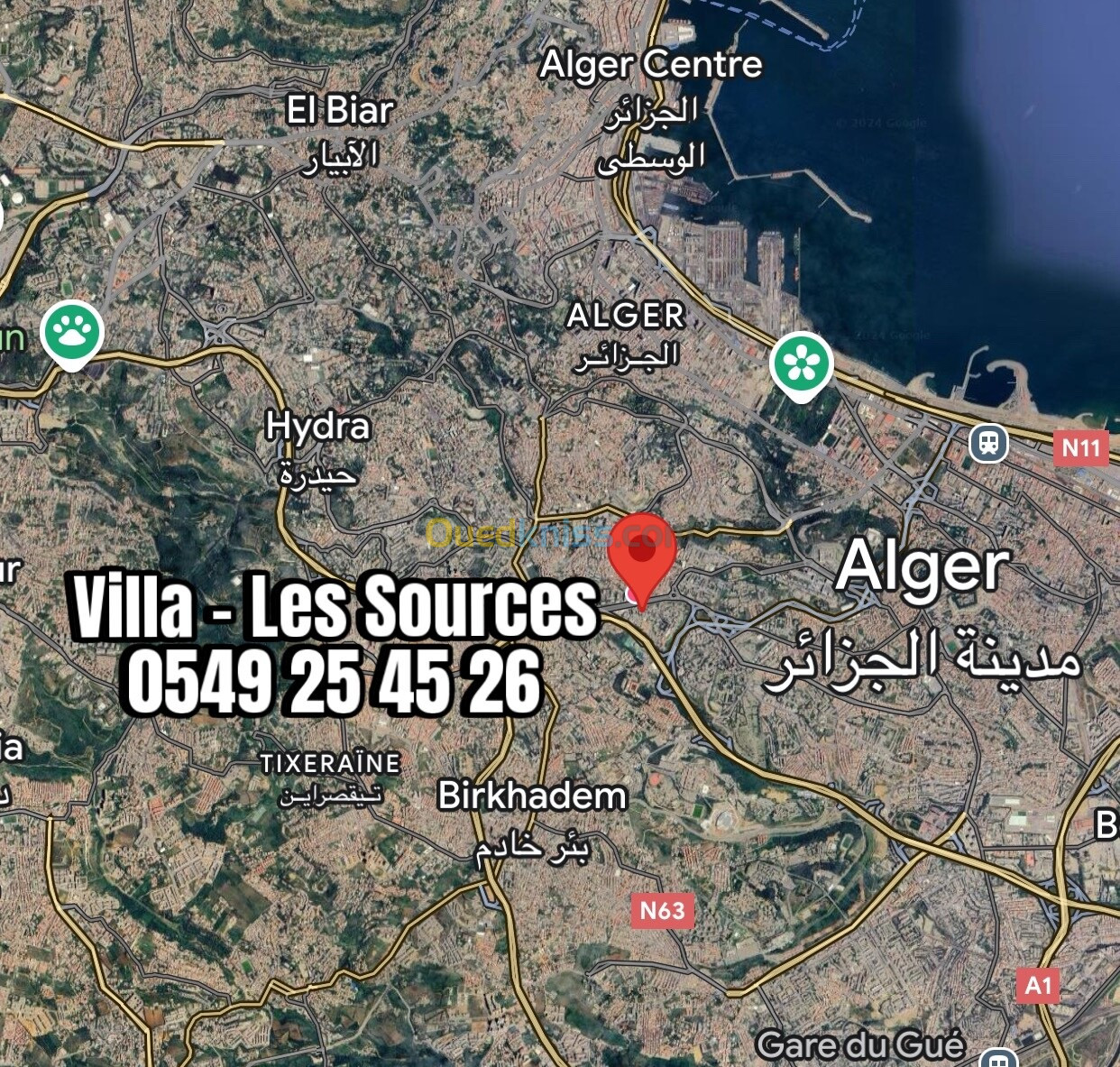 Location Villa Alger Bir mourad rais