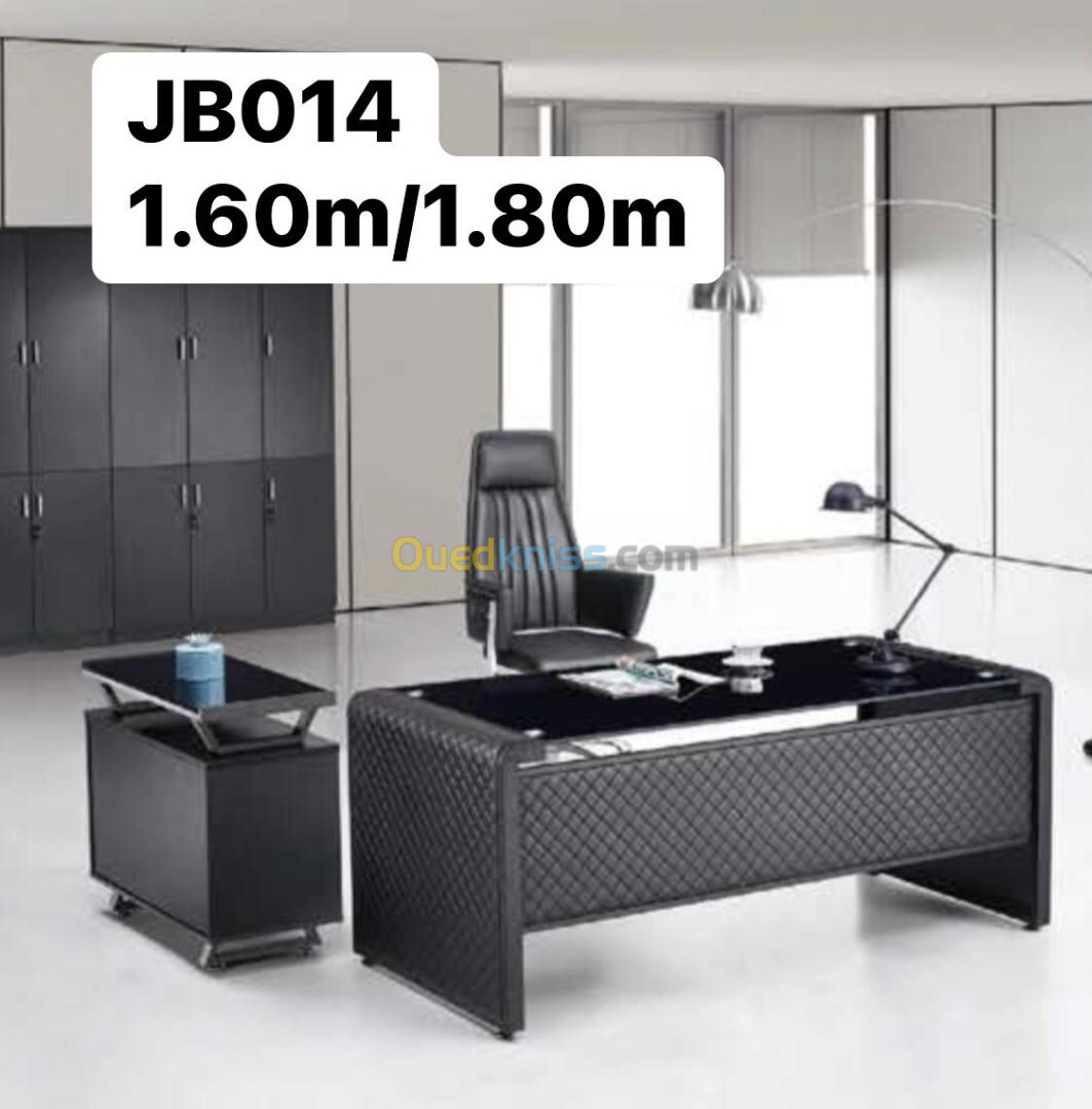 Ensemble de bureau 1.60M et 1.80M - importation en verre