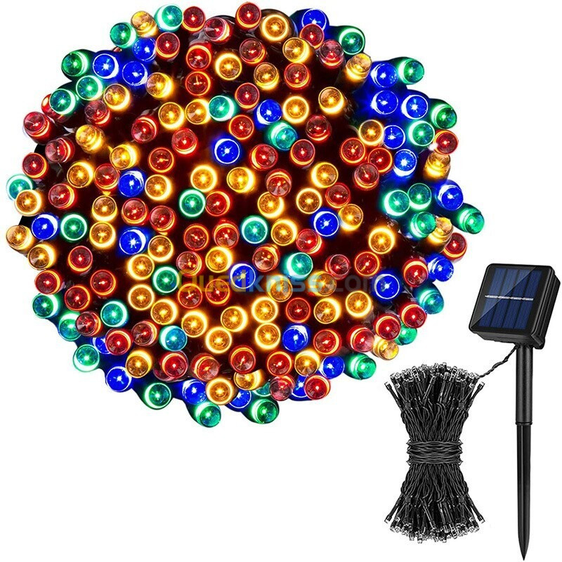 Guirlande solaire à 50 Led, 5 mètres