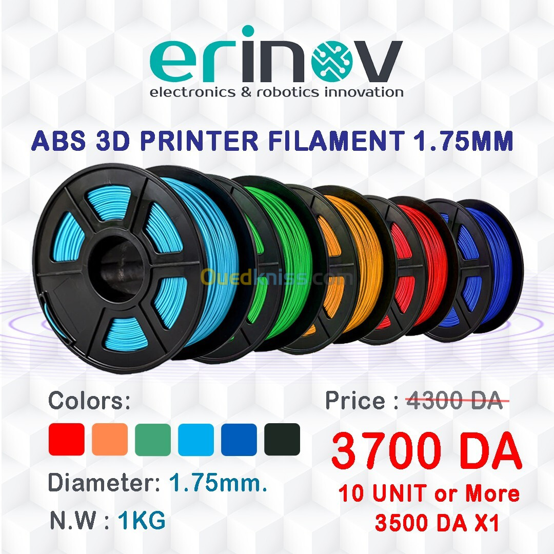 3D PRINTER FILAMENT 1.75MM (ABS ) 1 kg