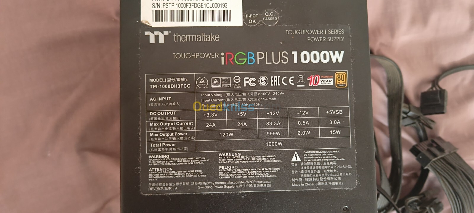 Thermalteak 1000w+80 gold