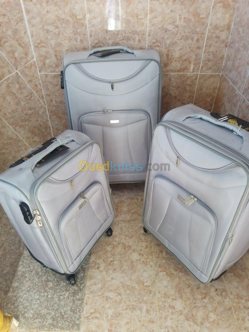 Affaire Serie de 3 Valises Grande moyenne petite en tissu Anti taches مجموعة حقائب مكونة من 3 حقائب