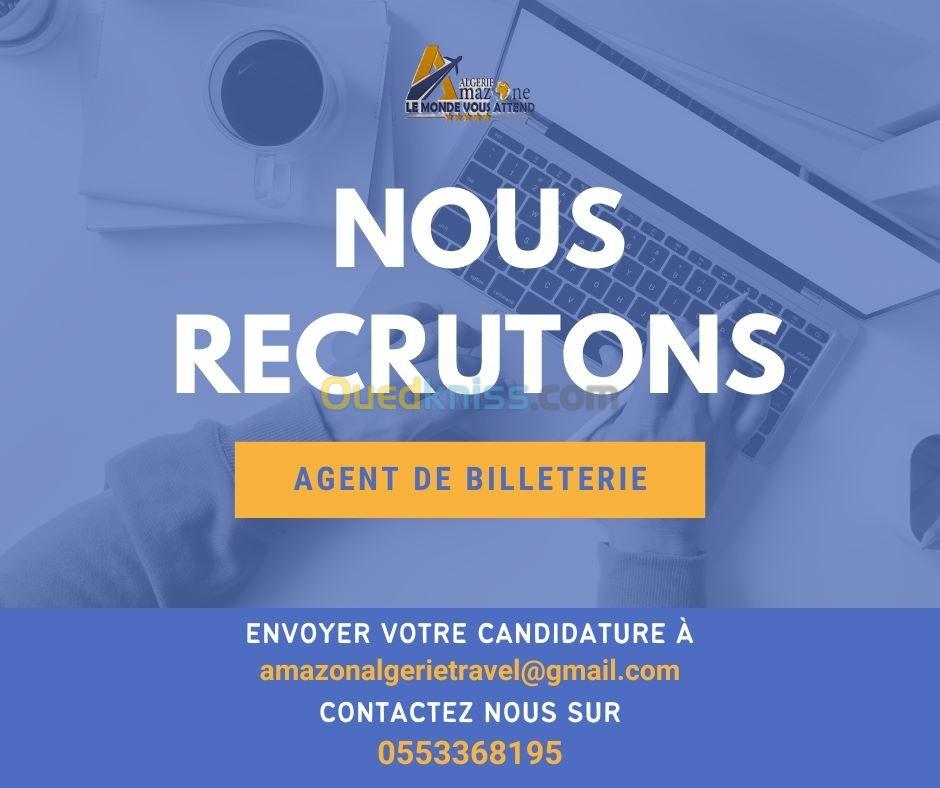 Agent de billetterie 