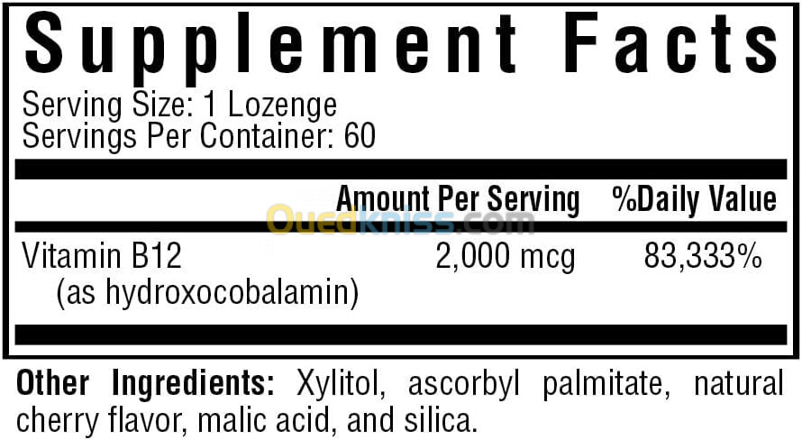 Vitamine B12 Hydroxocobalamine