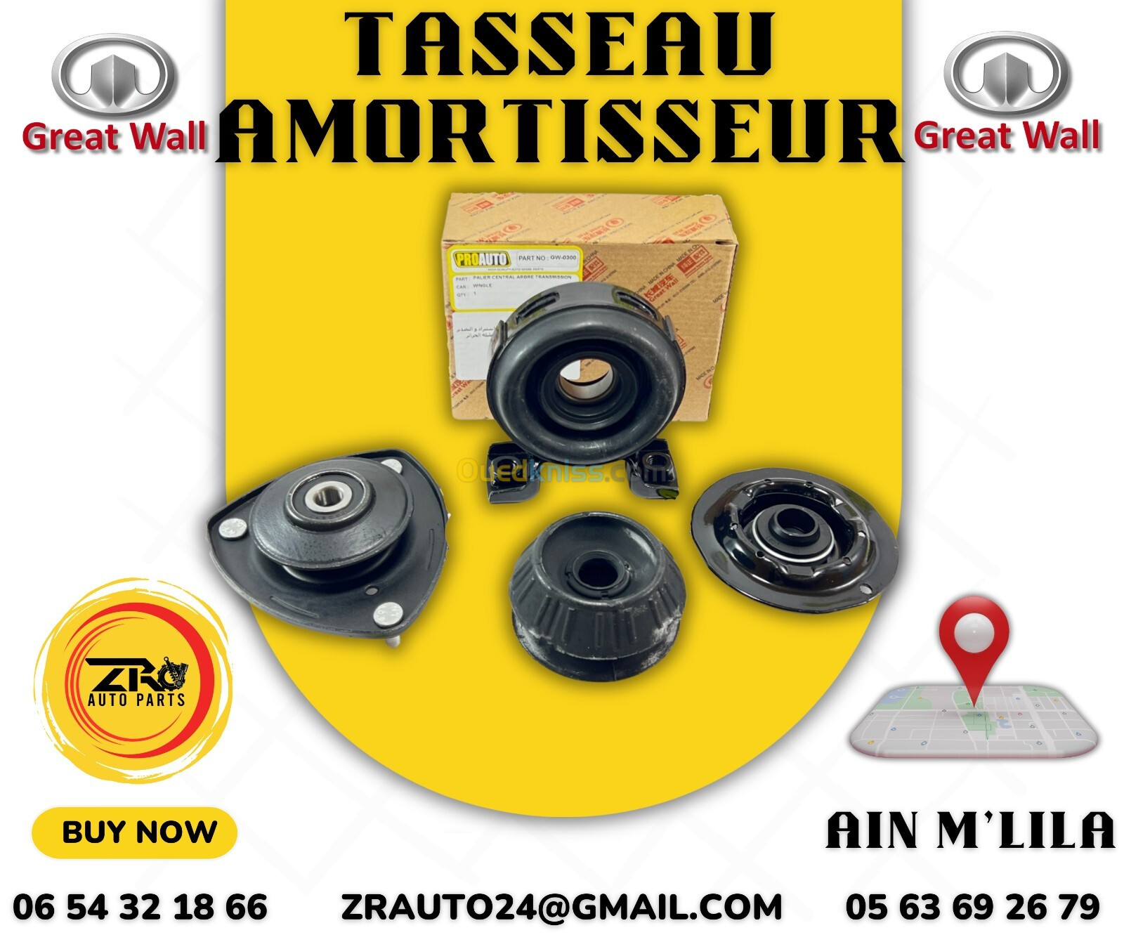 tasseau Amortisseur GreatWall C30 Florid M4 Wingle Haval