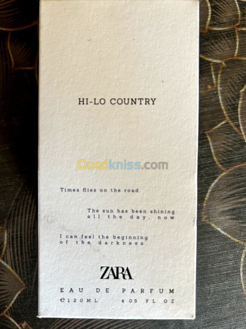 Eau de parfum Zara homme HI-LO country 