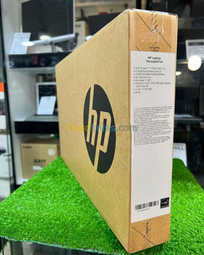 HP Laptop 15s Ryzen 7 5K Series 16/512 ecran 15 FHD radeon GPU neuf sous ambalage