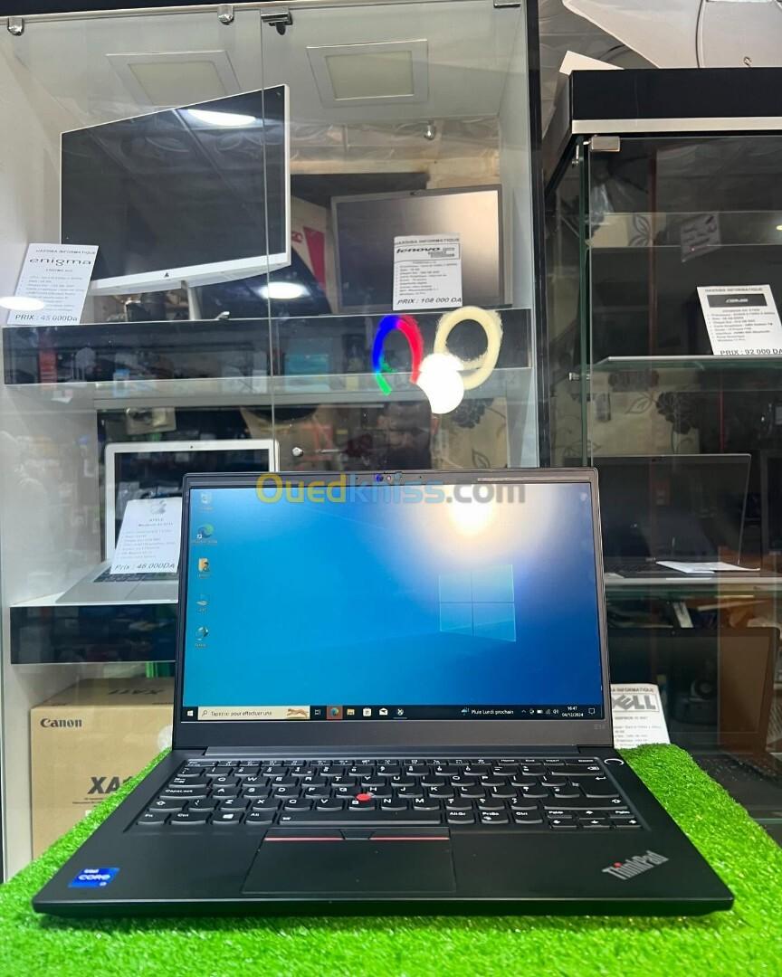 Lenovo E14 i7 11 Gen 16 Ram 512 ssd ecran 14 Pouce FHD etat 10/10