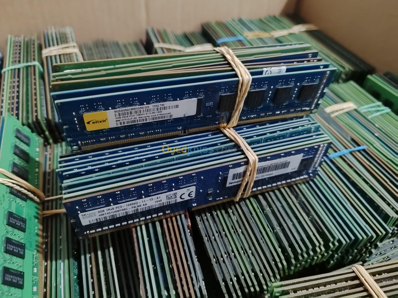 LOT RAM DDR3 PC BUREAU ORIGINALE PC3-12800 1600 MHz 4GB