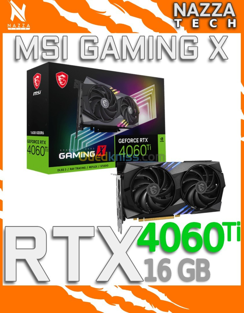 MSI RTX 4060 Ti GAMING X 16GB